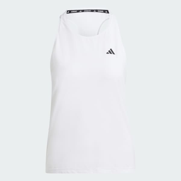 Hvit Own The Run Tanktopp