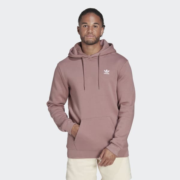 fialová Adicolor Essentials Trefoil Hoodie JKZ47