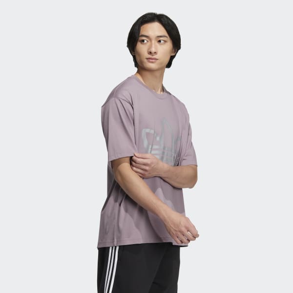 Purple Adicolor Short Sleeve Tee EWL75