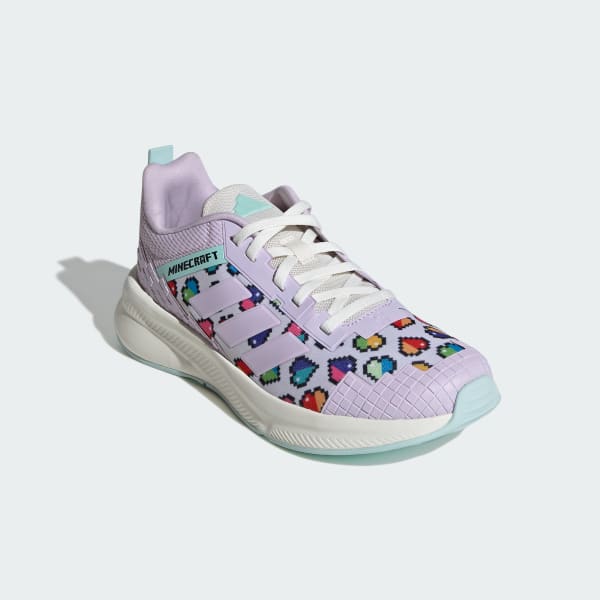 สีม่วง รองเท้า ADIDAS MINECRAFT FORTARUN 4.0 สำหรับเด็กโต