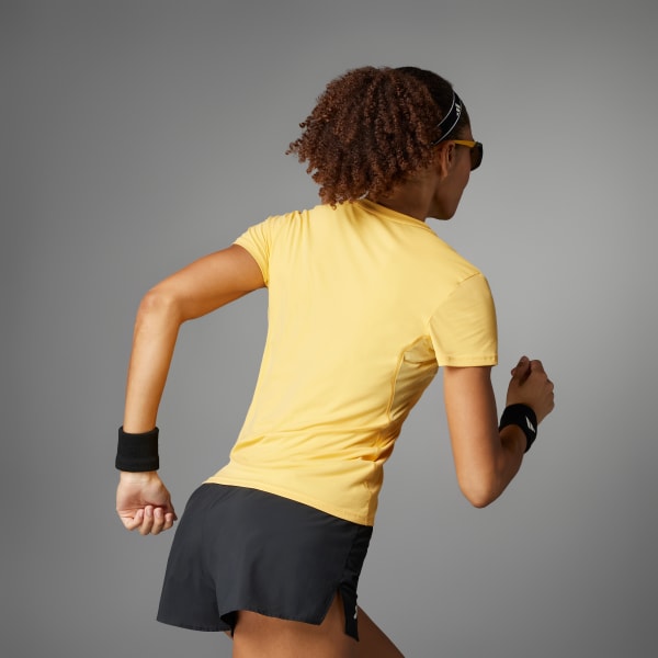 Amarelo Camiseta Corrida Adizero Essentials