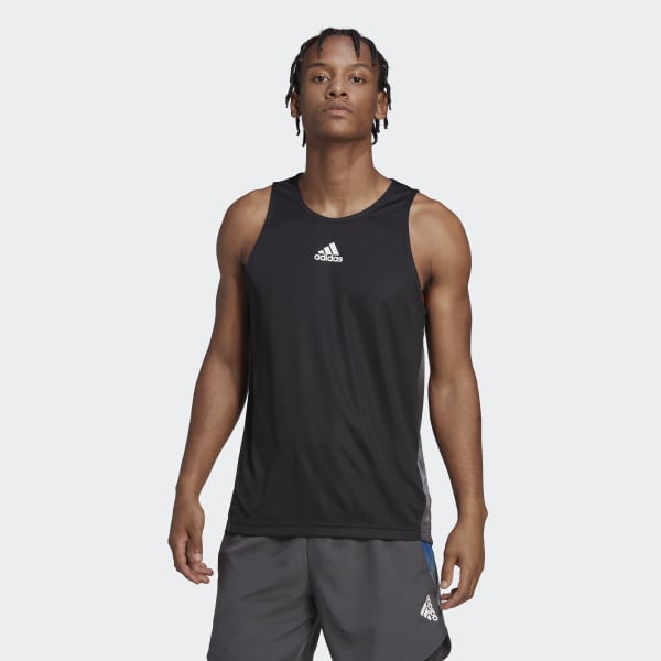 Negro Camiseta sin mangas AEROREADY HIIT Graphic Training