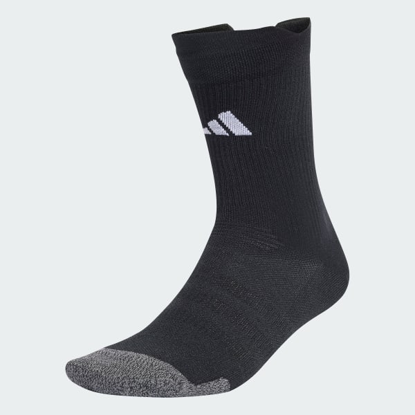 Schwarz Football Performance Light Crew Socken