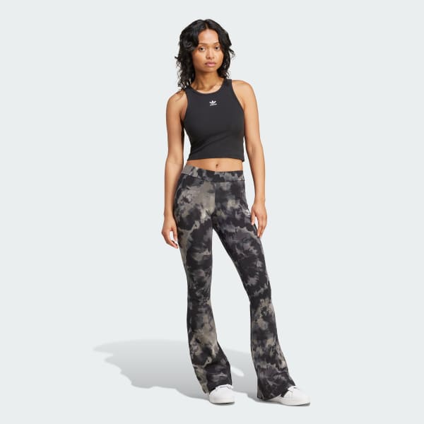 Negro Playera sin Mangas Essentials Acanalada