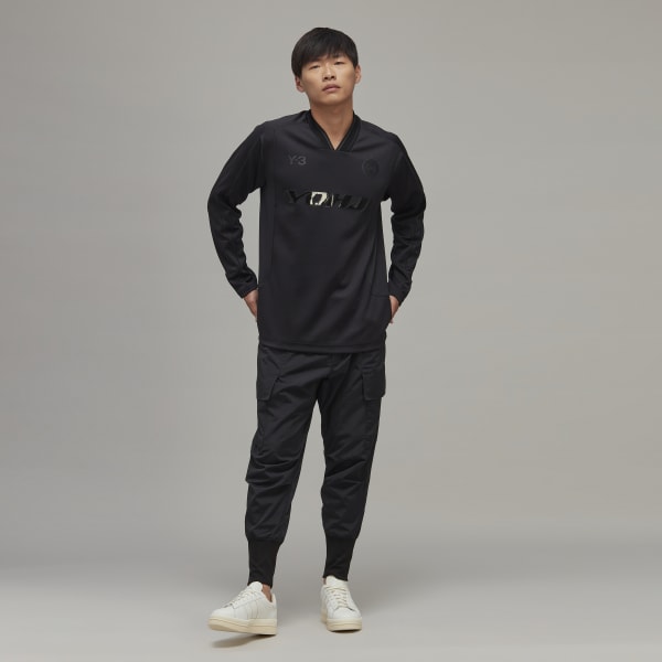 cierna Y-3 Football Long Sleeve