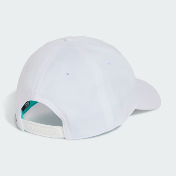 Blanco GORRA DE BÉISBOL DNA DE LA ESCUDERÍA DE FÓRMULA 1 MERCEDES - AMG PETRONAS