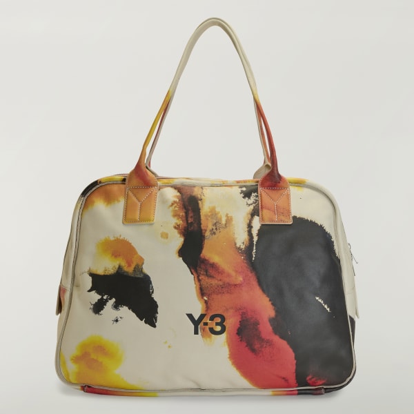 adidas Y-3 Leather Airliner Bag - Grey | Free Shipping with