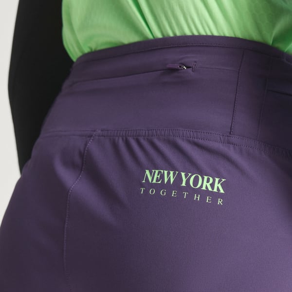 Purple Adizero NYC Running Gel 쇼츠