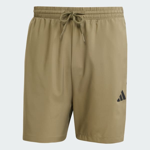 Grun Essentials 3-Streifen Chelsea Shorts