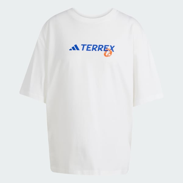 White Terrex Back Graphic Tee