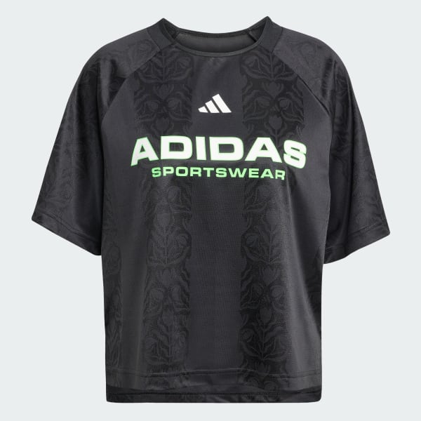 Schwarz Tiro x Common Goal Jacquard T-Shirt