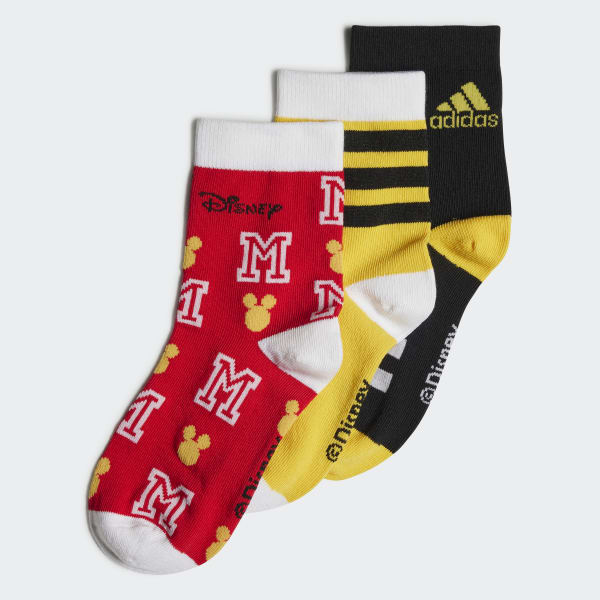 Noir Chaussettes adidas x Disney Mickey Mouse (3 paires)