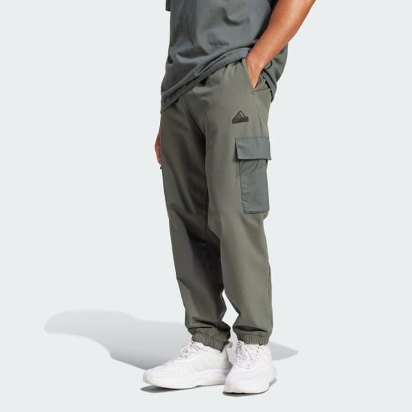 adidas City Escape Premium Cargo Pants - Grey, Men's Lifestyle