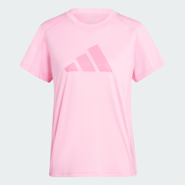 Pink Train Essentials Big Performance Logo Training Tee