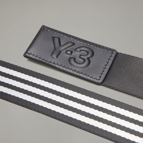 Black Y-3 Classic Logo Belt CK851