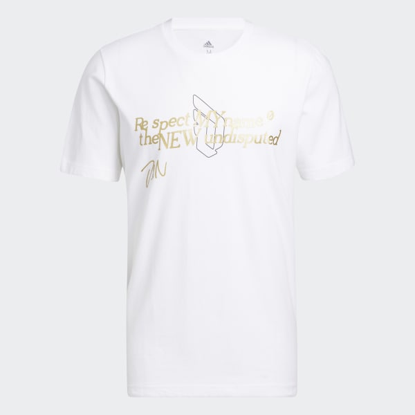 White Dame 8 New Undisputed Graphic Tee E5634
