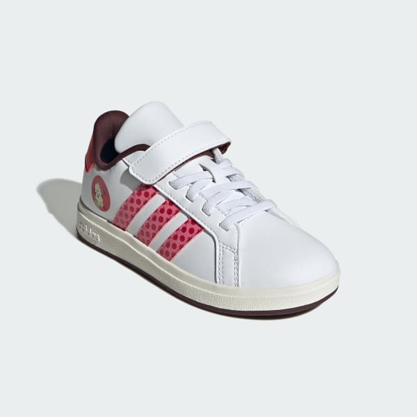 White Disney Minnie Mouse Grand Court 2.0 Shoes Kids