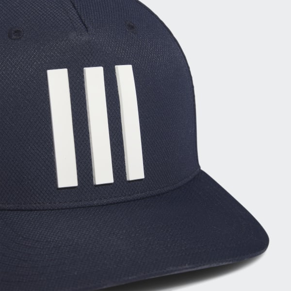 Blue 3-Stripes Tour Golf Hat