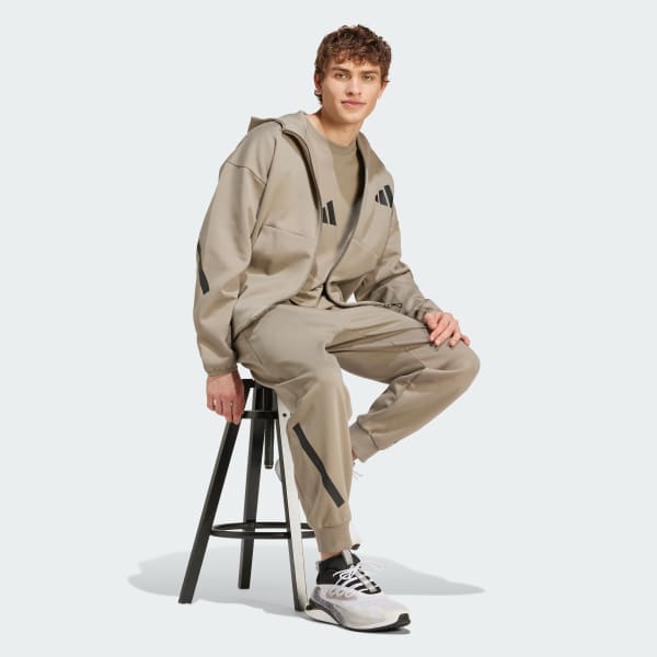 nau Áo Track Jacket Có Mũ Khóa Kéo Dọc Thân Z.N.E.