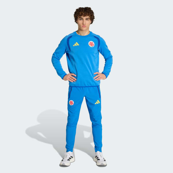 adidas Colombia Tiro Travel Pants - Blue | Free Shipping with