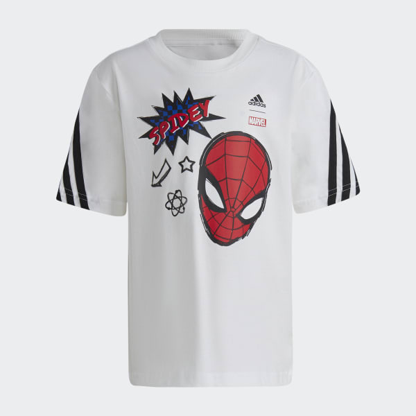 bílá Tričko adidas x Marvel Spider-Man