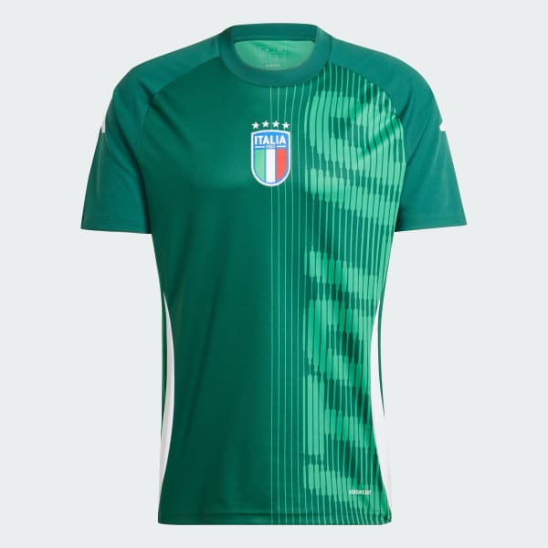 アディダス イタリア代表 プレマッチジャージー - グリーン
