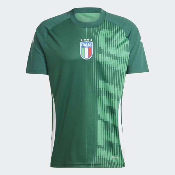 アディダス イタリア代表 プレマッチジャージー - グリーン