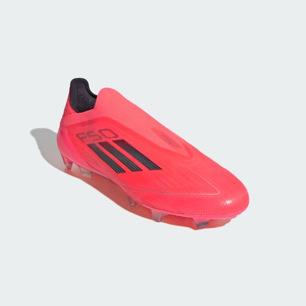 adidas F50 Elite Laceless Firm Ground Boots Pink adidas UK
