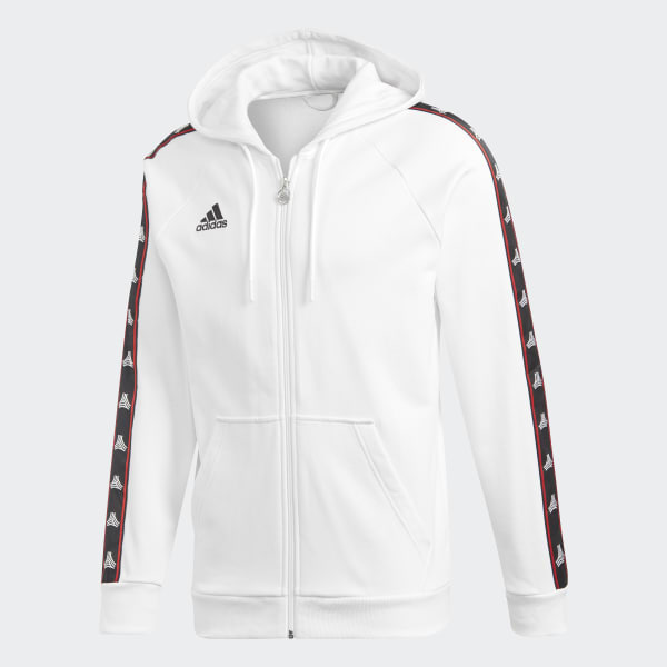 adidas tan tape clubhouse jacket