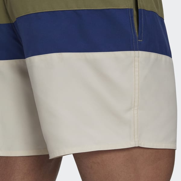 Verde Shorts de Natación Colorblock Cortos 23957