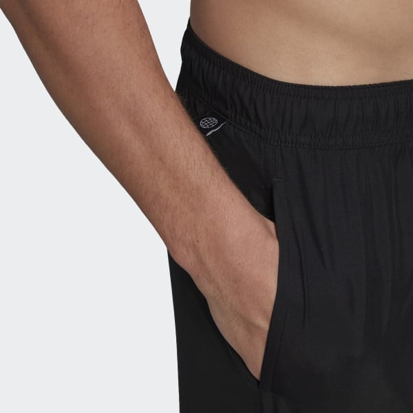 Sort Classic Length 3-Stripes badebukser