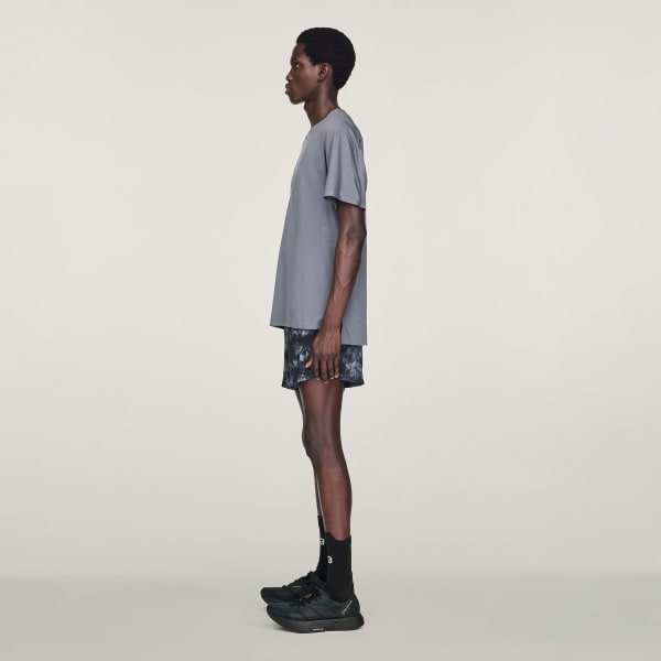 สีเทา เสื้อวิ่งแขนสั้น Y-3