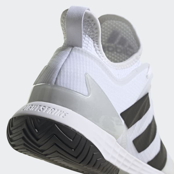White Adizero Ubersonic 4 Tennis Shoes