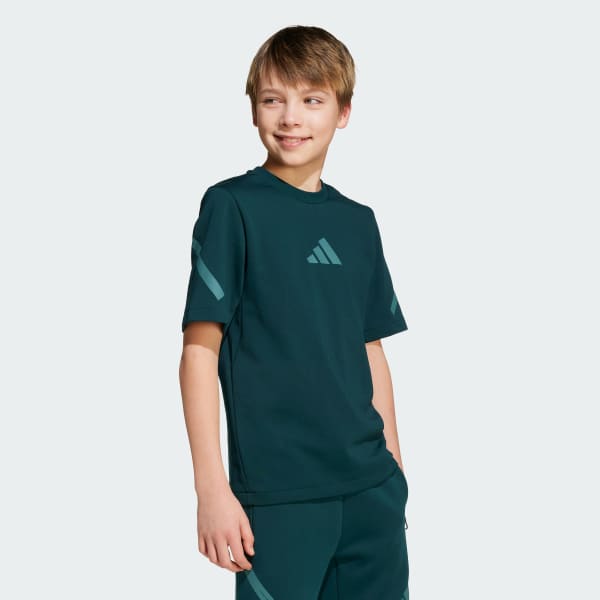 สีเขียว เสื้อยืด adidas Z.N.E. สำหรับเด็ก