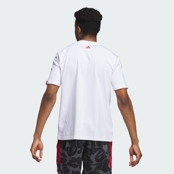 Bianco T-shirt BAPE x Dame 9 Graphic