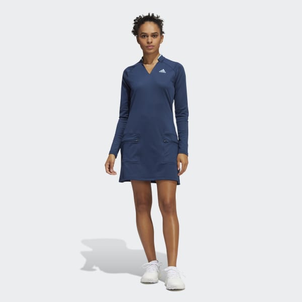 adidas Warp Knit Golf Dress - Blue | Women's Golf | adidas US