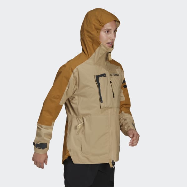 Beige GIACCA DA HIKING TERREX XPLORIC RAIN.RDY IE703