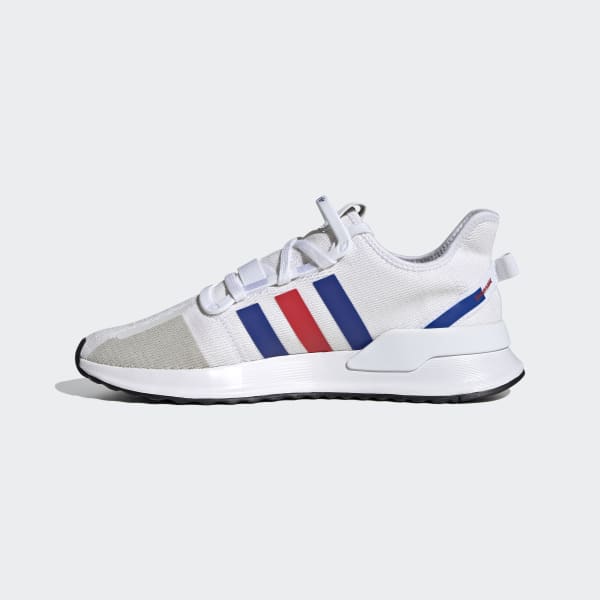 adidas shoes white red blue