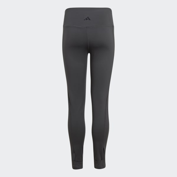 Grey Yoga AEROREADY Leggings Kids