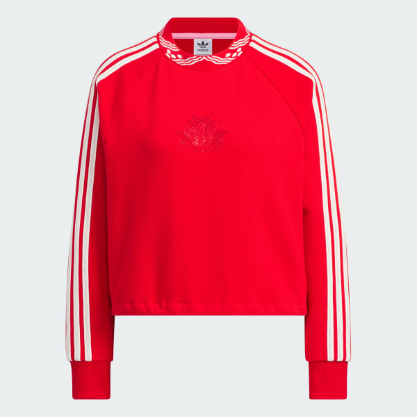 Adidas crew neck sweater women's hotsell
