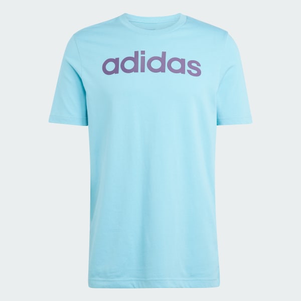 Azul Camiseta Essentials Linear Embroidered Logo