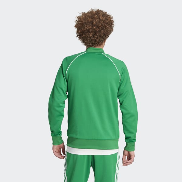 Men\'s Track | Adicolor Green | US - adidas adidas Lifestyle Classics Jacket SST