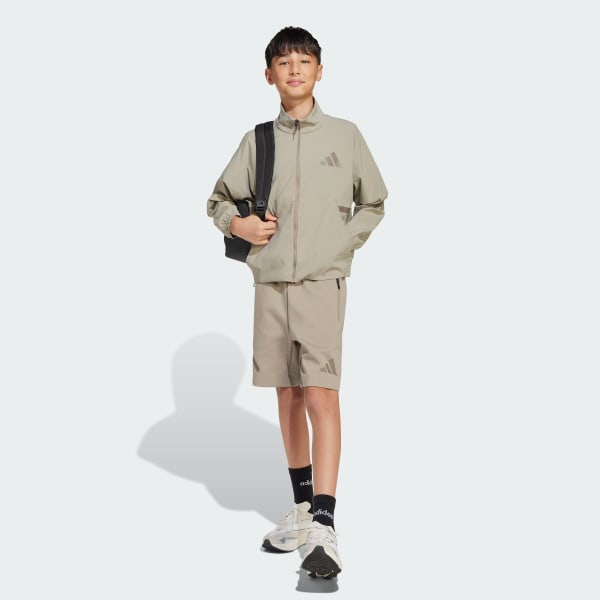 Beige adidas Z.N.E. Shorts Kids