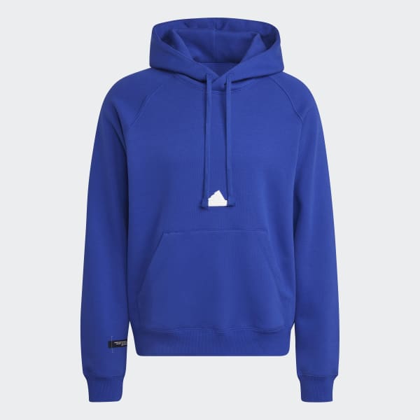 Blue Fleece Hoodie KS813