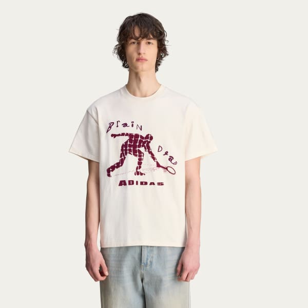 Blanco Camiseta Brain Dead