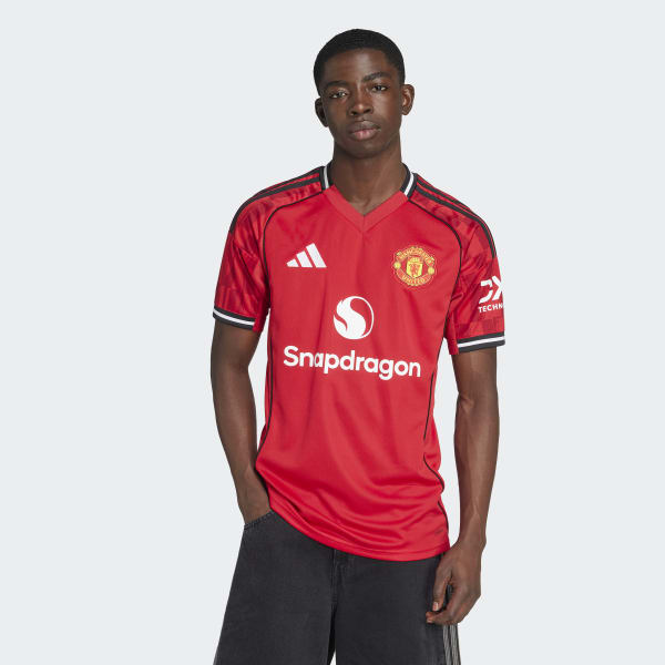 売れ筋商品|||アディダス カットソー トップス レディース Women's Red Manchester United 2024/25  Replica Jersey Red Shop adidas Performance Manchester United 24/25 Womens Home