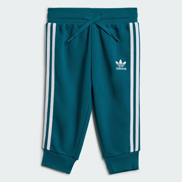 Turkis Adicolor Hoodie Kids sæt