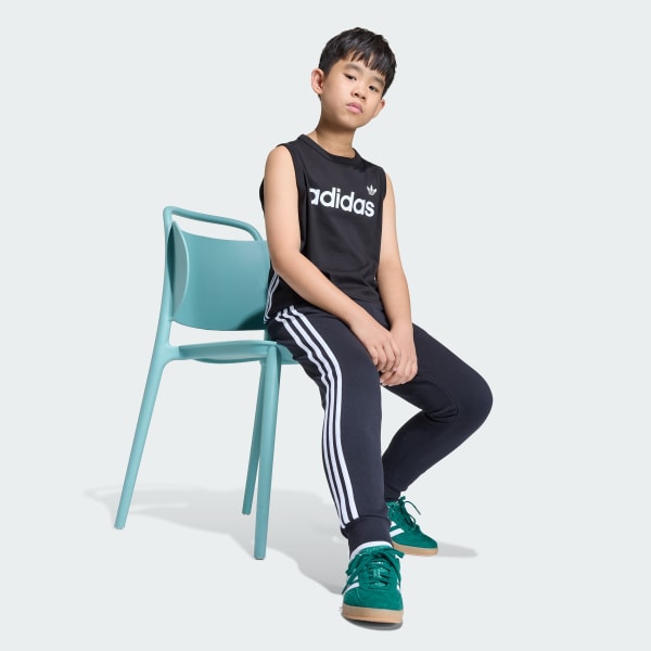 Black 3-STRIPES PANTS