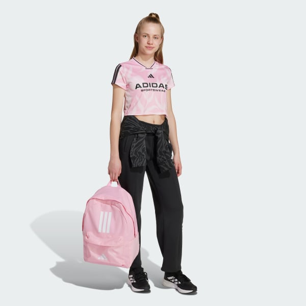 ruzová House of Tiro Colors of Football Crop T-Shirt Kids