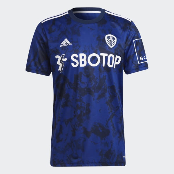 Azul Camisola Alternativa 21/22 do Leeds United